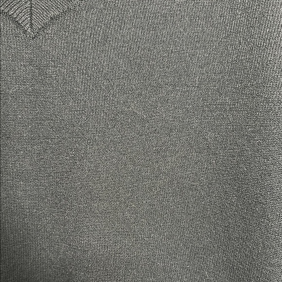 Wool Blend Black V-Neck Sweater M - Picture 6 of 6
